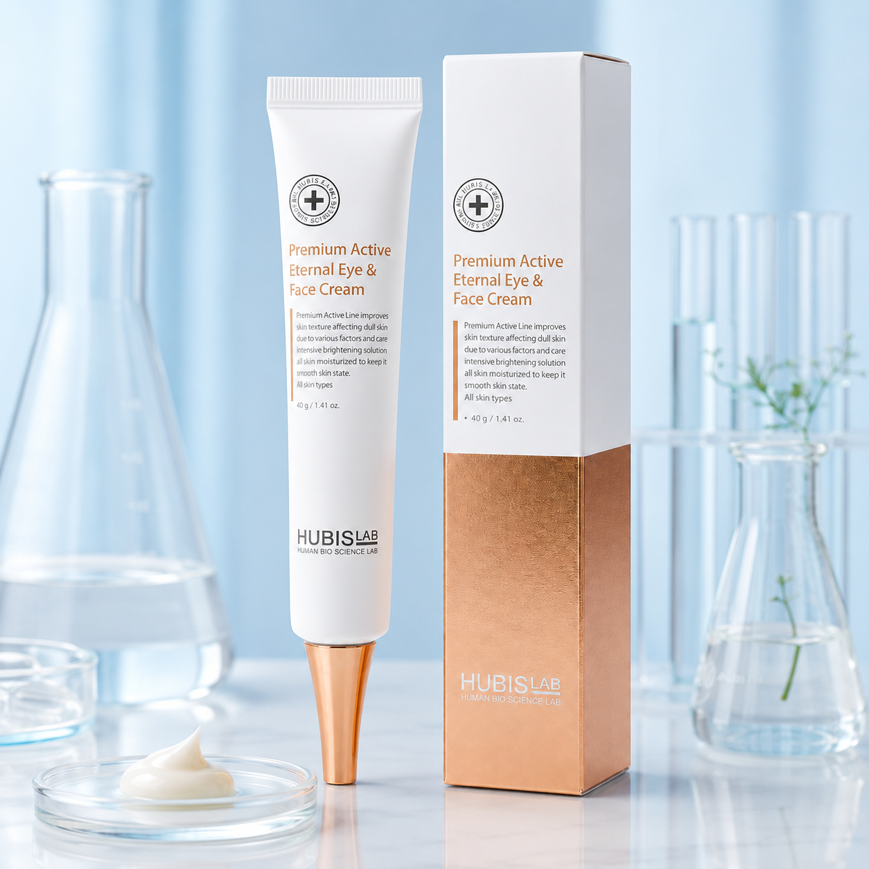 HubisLab traitement d'anti-âge_Premium Active Eternal Eye cream 40g – Image 4
