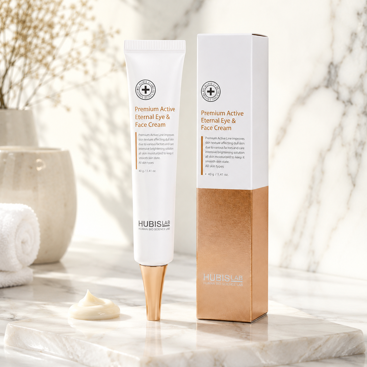 HubisLab traitement d'anti-âge_Premium Active Eternal Eye cream 40g – Image 2
