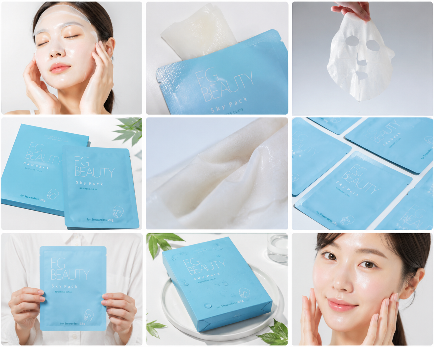 FG Beauty Cactus Mask pack busness class, Vagan 23g – Image 6