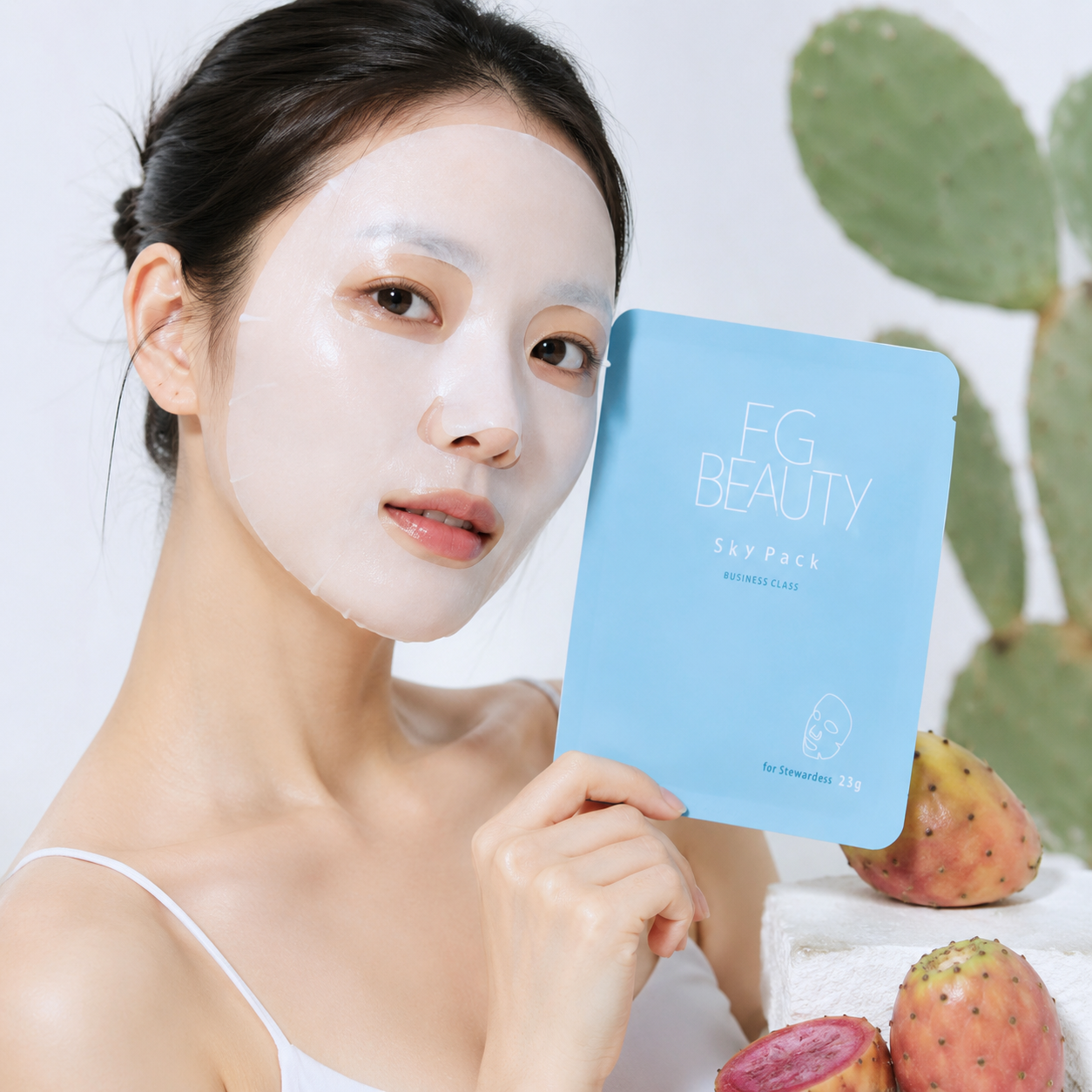 FG Beauty Cactus Mask pack busness class, Vagan 23g – Image 4