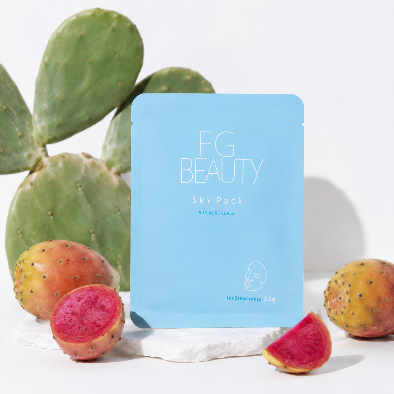 FG Beauty Cactus Mask pack busness class, Vagan 23g – Image 3