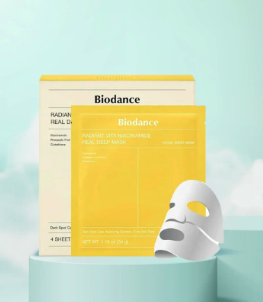 BIODANCE Radiant Vita Niacinamide Real Deep Mask 34g (1 EA)